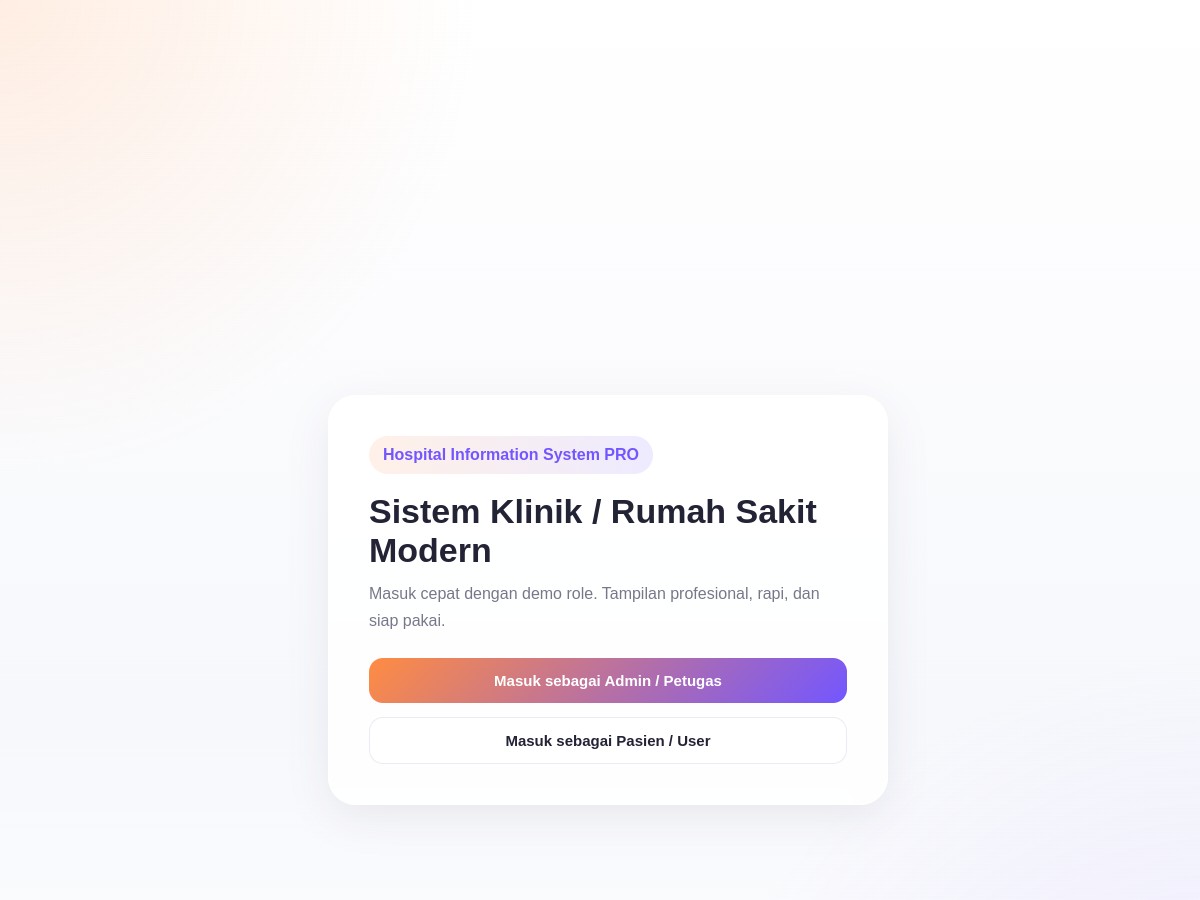Sistem Klinik / Hospital Information System