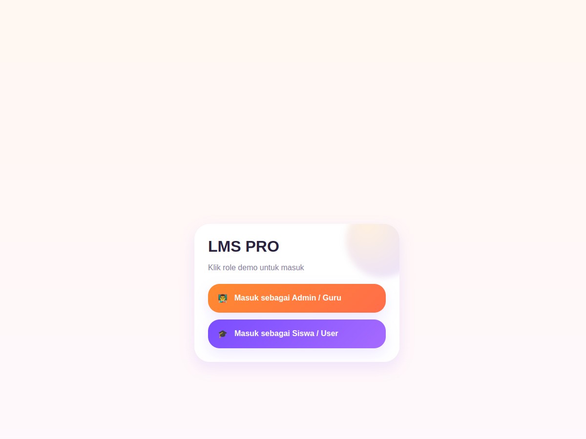 Sistem Learning Management System