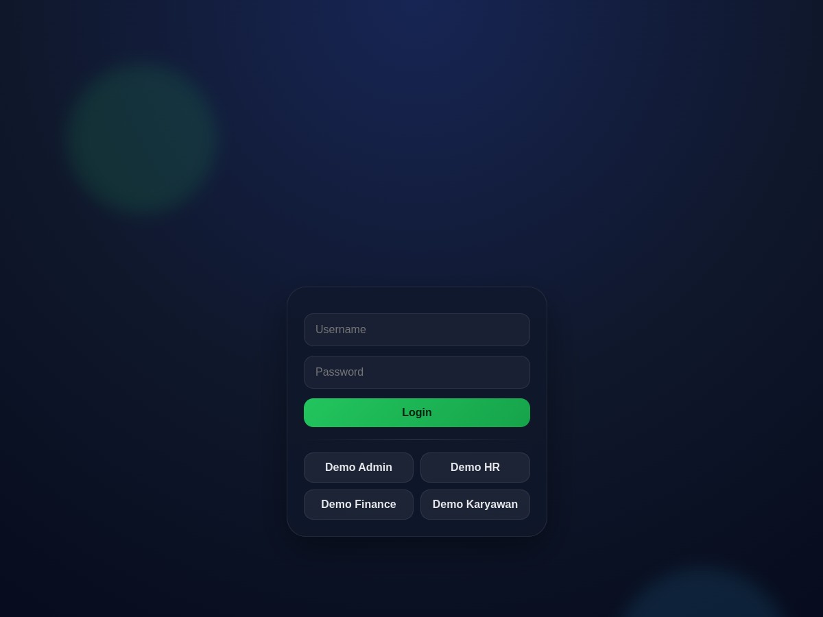 Sistem Payroll / Penggajian