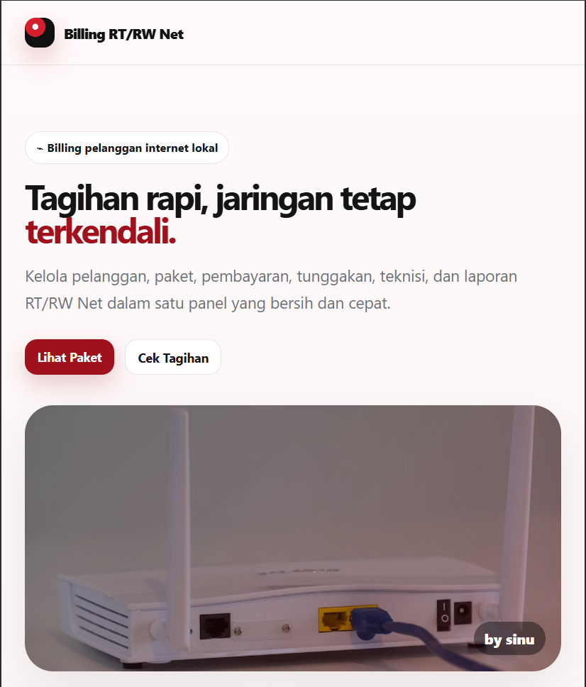 Billing RT RW Net