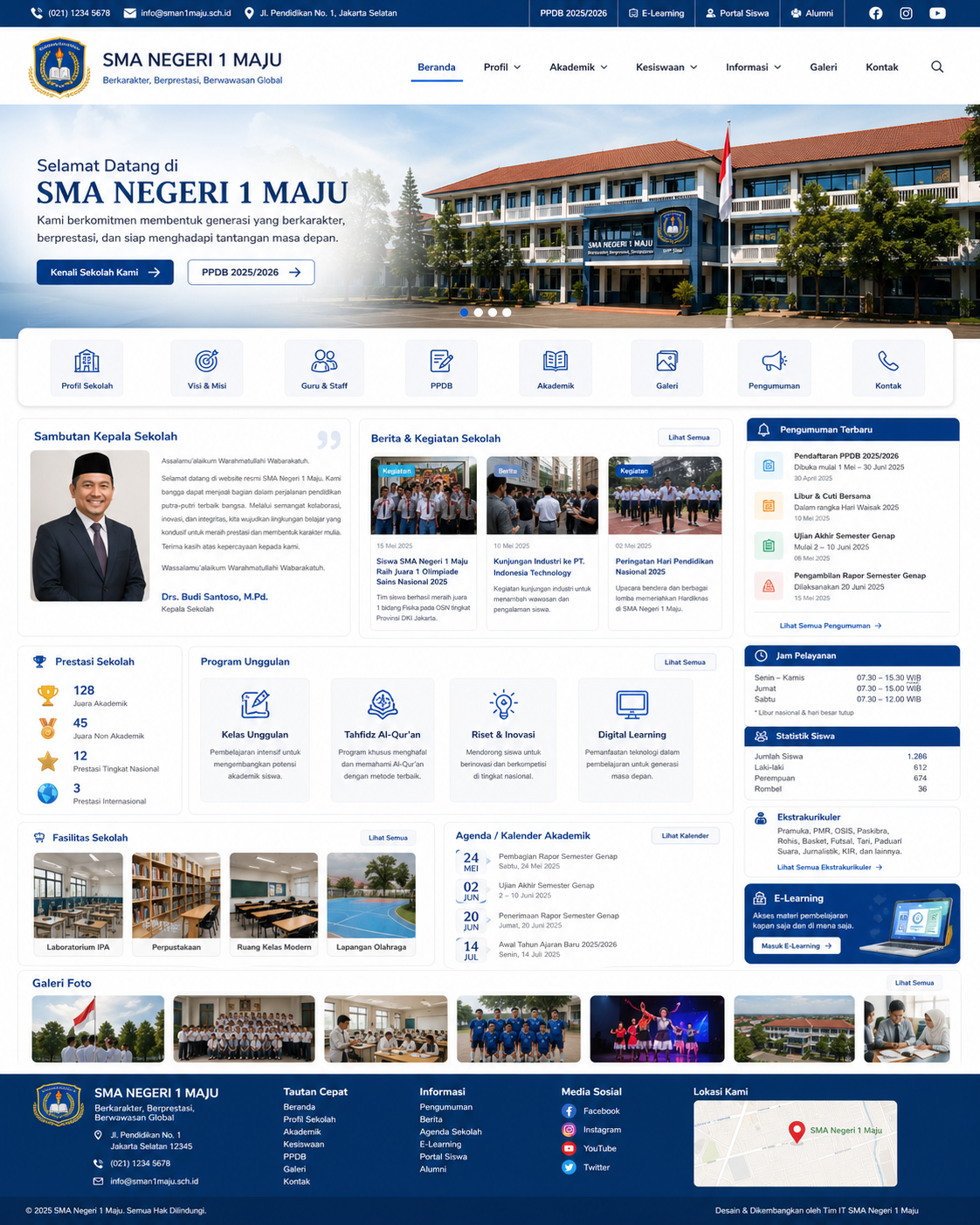 Web Sekolah Lengkap